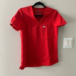 FIGS ~ red scrubs two piece